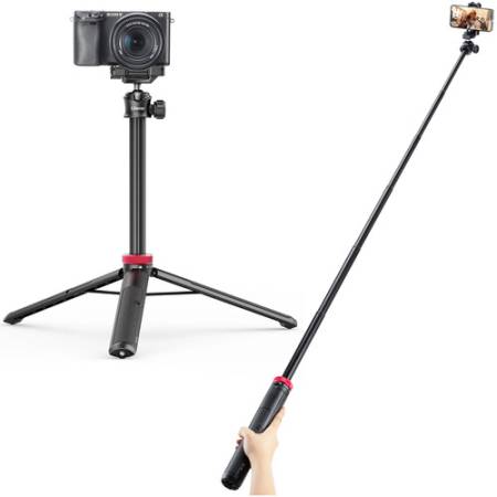 Ulanzi MT-44 - mini statyw 2w1, selfie stick z głowicą kulową